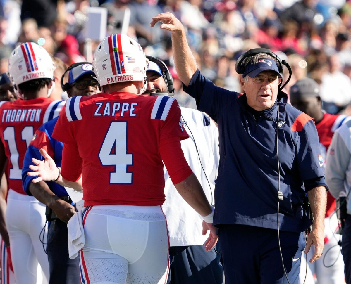 Bailey Zappe is making his case as the Patriots’ starting quarterback