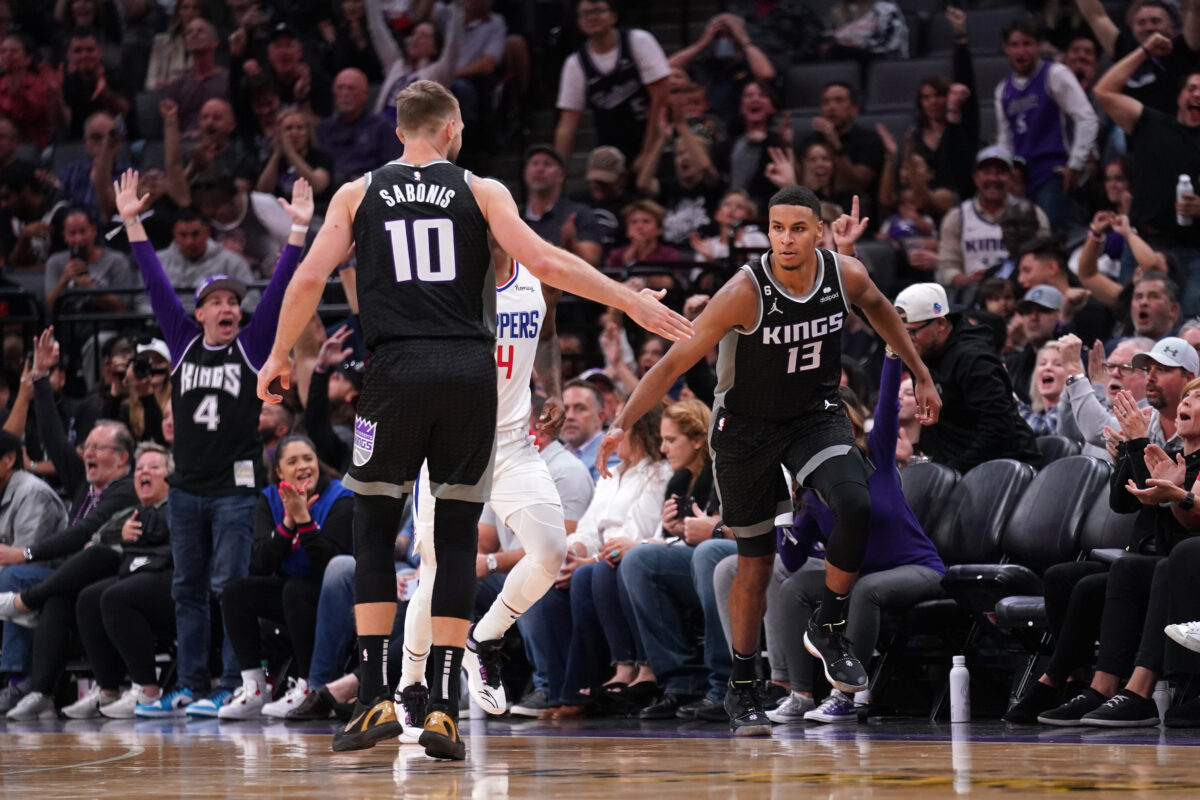 Kings’ Keegan Murray reacts to 19-point effort in NBA debut