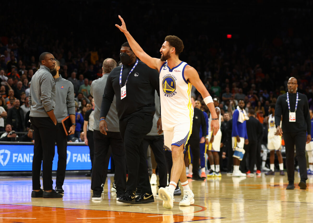 Watch: Klay Thompson picks up first ejection of his career on Tuesday vs. Suns
