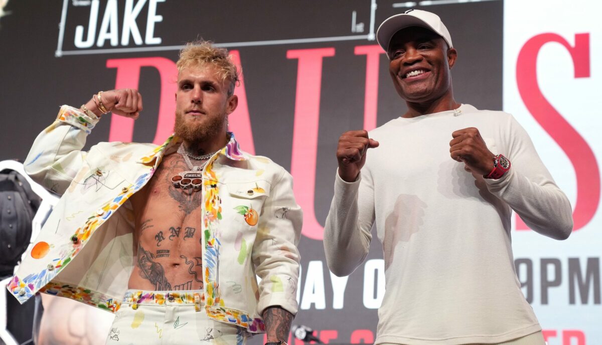 VIDEO: Jake Paul, Anderson Silva make weight for pay-per-view clash