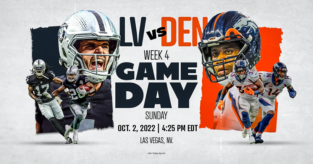 Denver Broncos vs. Las Vegas Raiders, live stream, TV channel, kickoff time, how to watch NFL