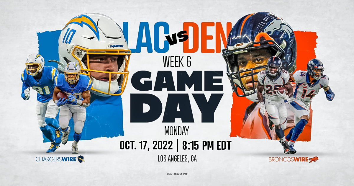How to watch, listen, stream, wager Chargers vs. Broncos