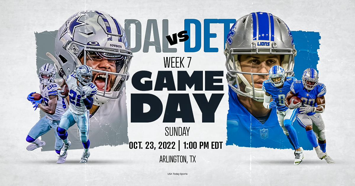 Detroit Lions vs. Dallas Cowboys, live stream, TV channel, kickoff time, how to watch NFL