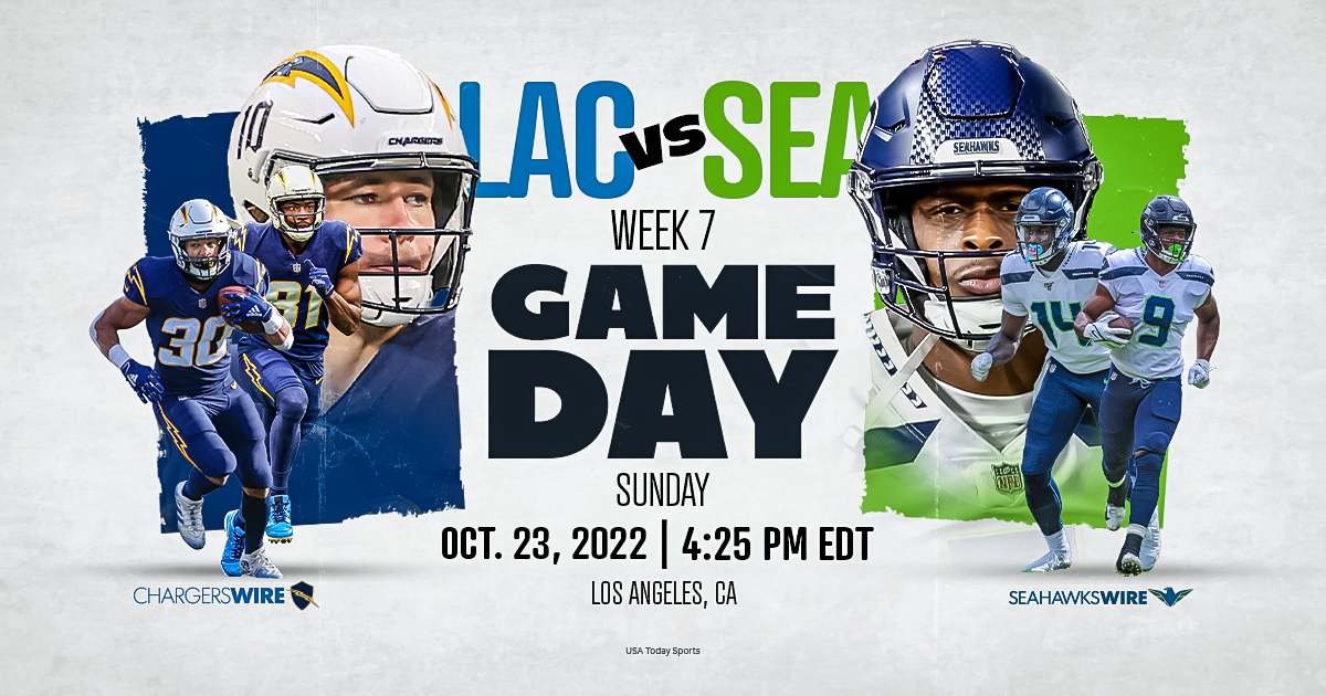 Seahawks vs. Chargers Gameday Info: How to watch or stream Week 7 matchup