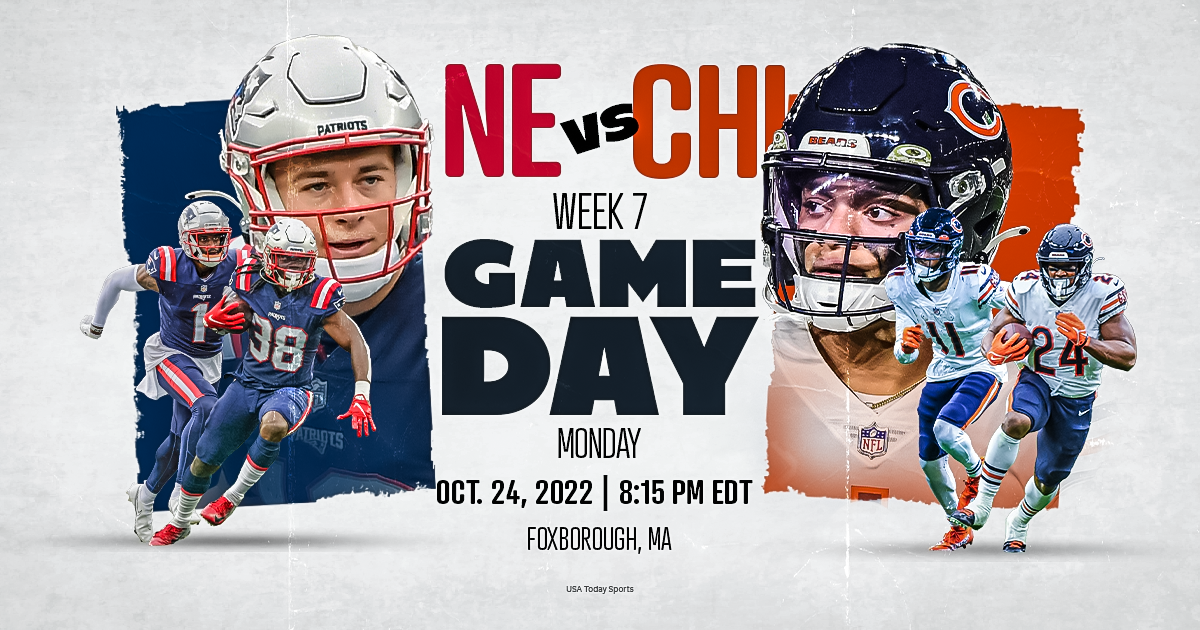 Chicago Bears vs. New England Patriots, live stream, preview, TV channel, time, how to watch MNF