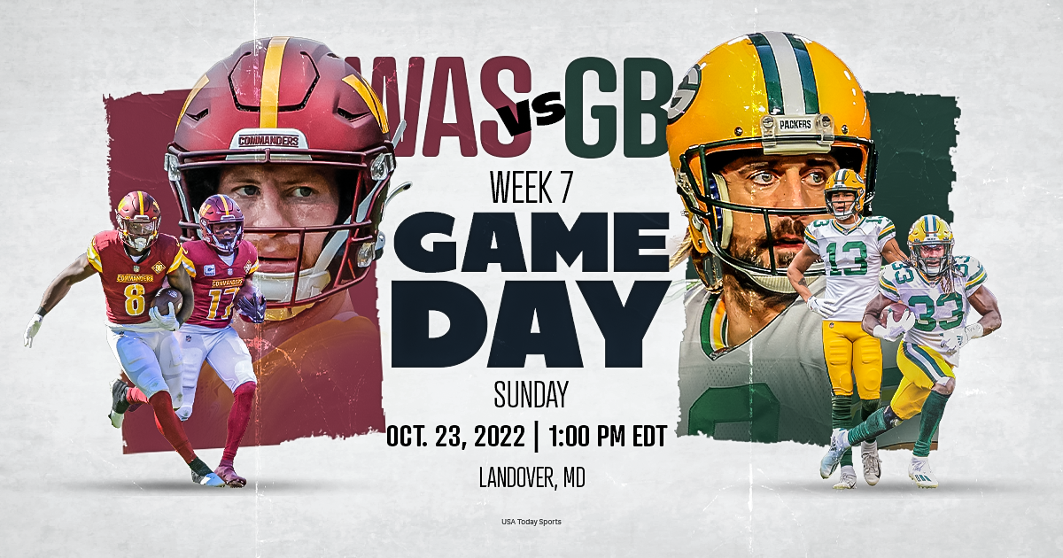Green Bay Packers vs. Washington Commanders, live stream, TV channel, kickoff time, how to watch NFL