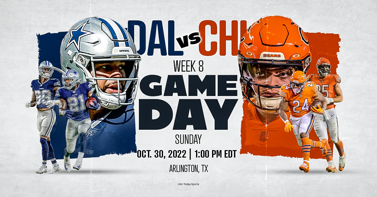 Chicago Bears vs. Dallas Cowboys, live stream, TV channel, kickoff time, how to watch NFL