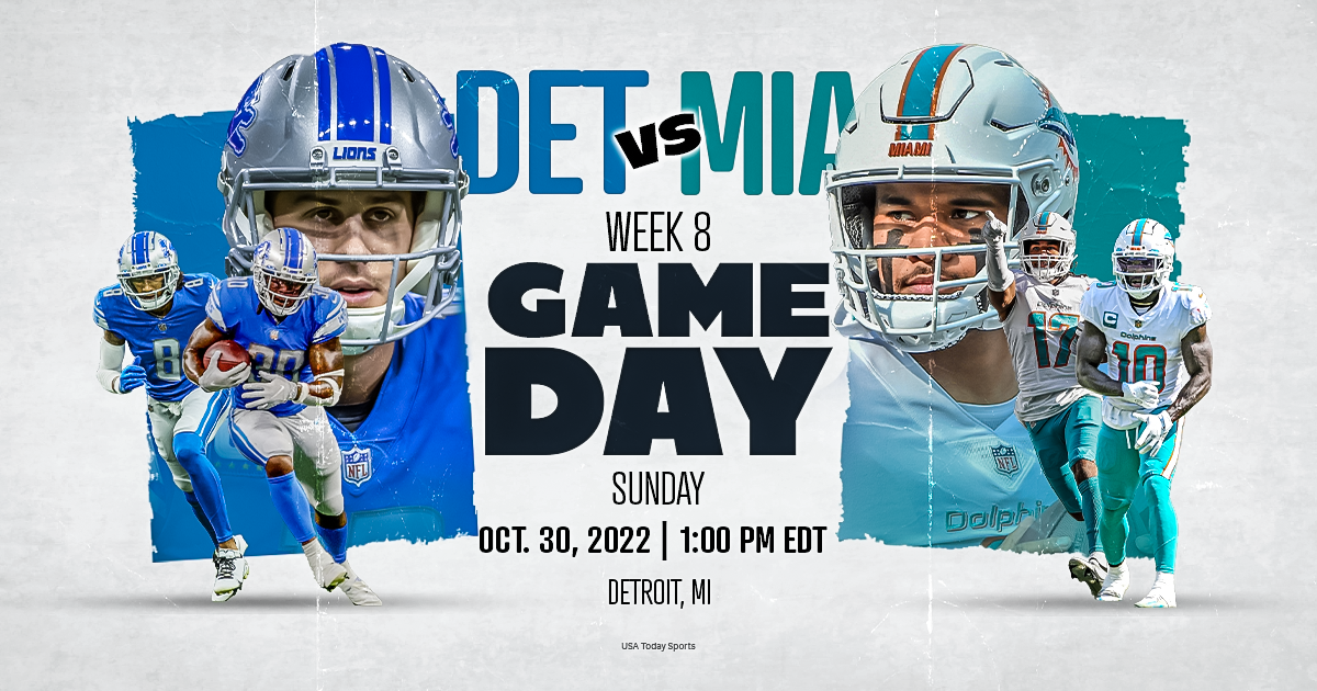 Miami Dolphins vs. Detroit Lions, live stream, TV channel, kickoff time, how to watch NFL