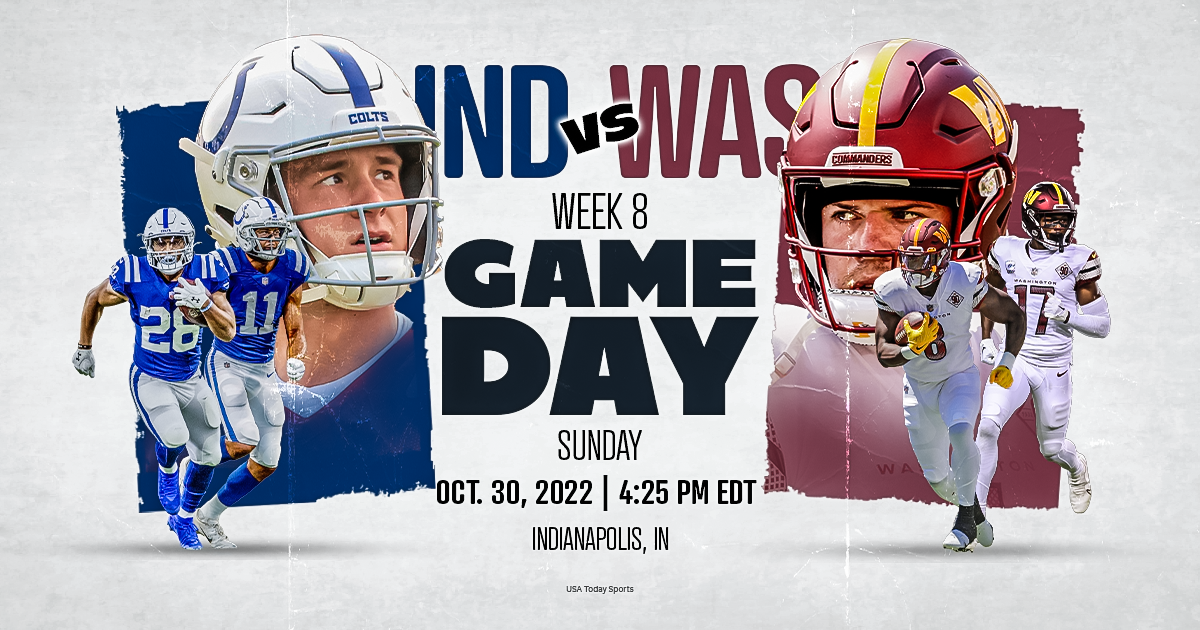 Washington Commanders vs. Indianapolis Colts, live stream, TV channel, kickoff time, how to watch NFL