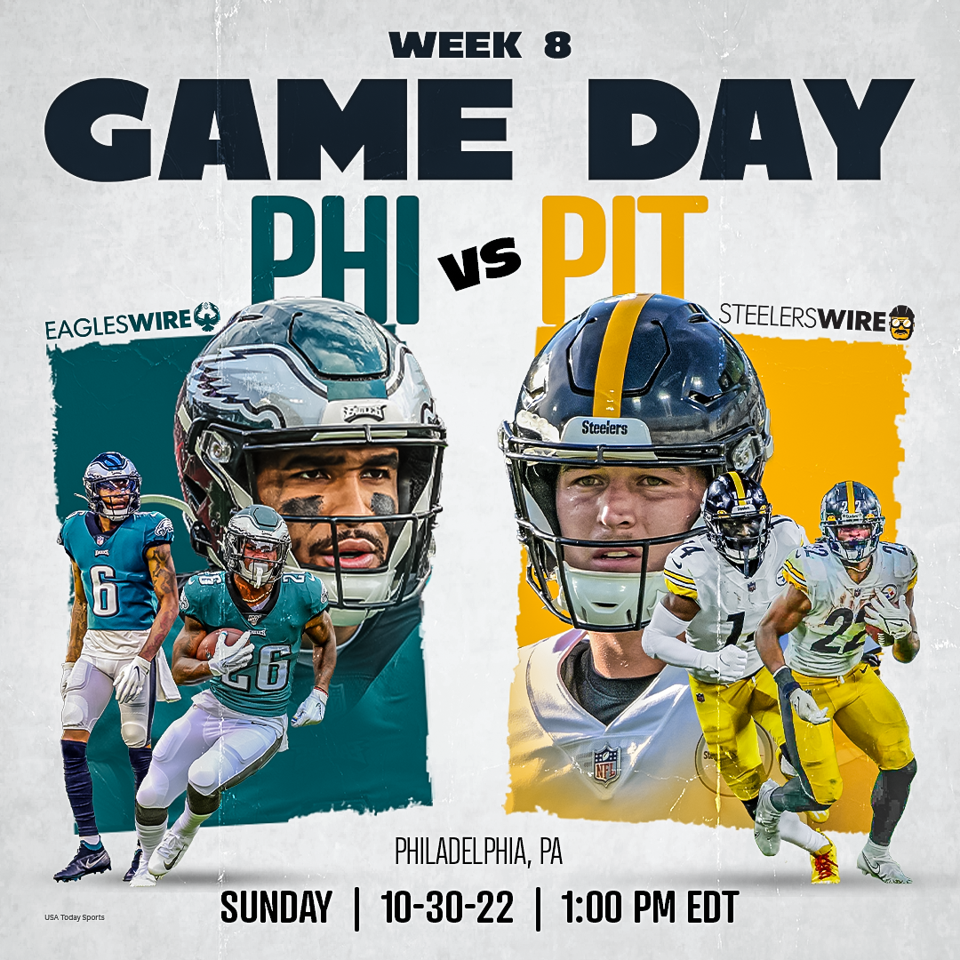 Eagles vs. Steelers: How to watch, listen and stream online in Week 8
