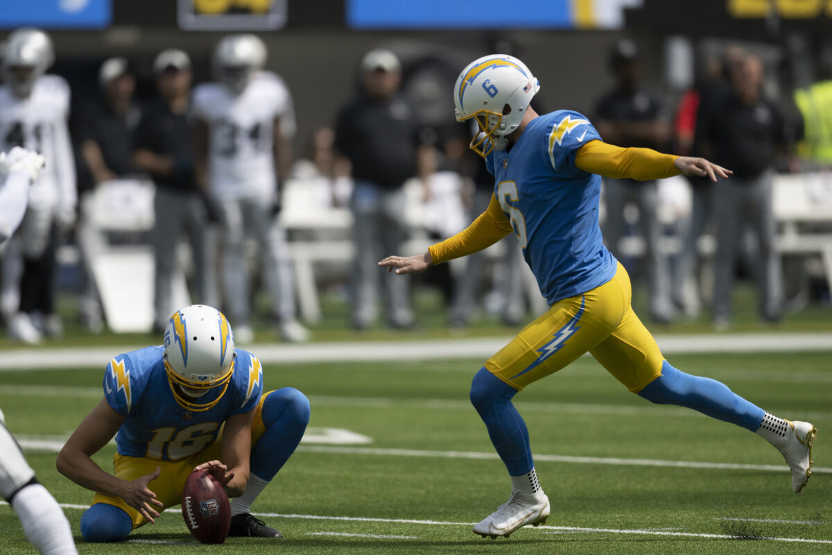 Chargers injury report vs. Browns: Dustin Hopkins dealing with quad injury