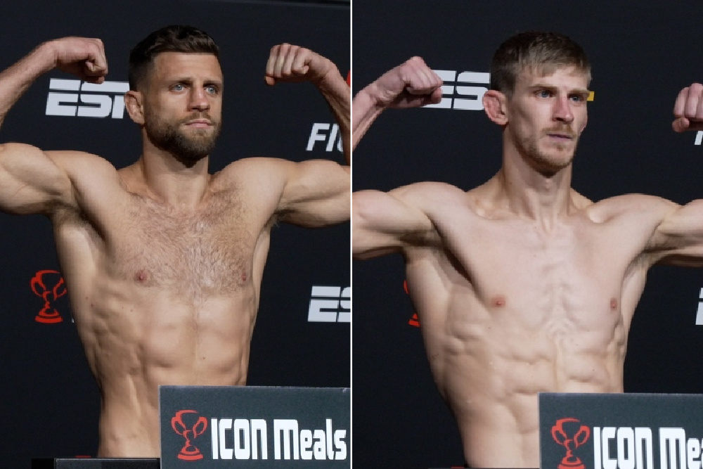 UFC Fight Night 213 weigh-in video: Calvin Kattar, Arnold Allen on point for headliner