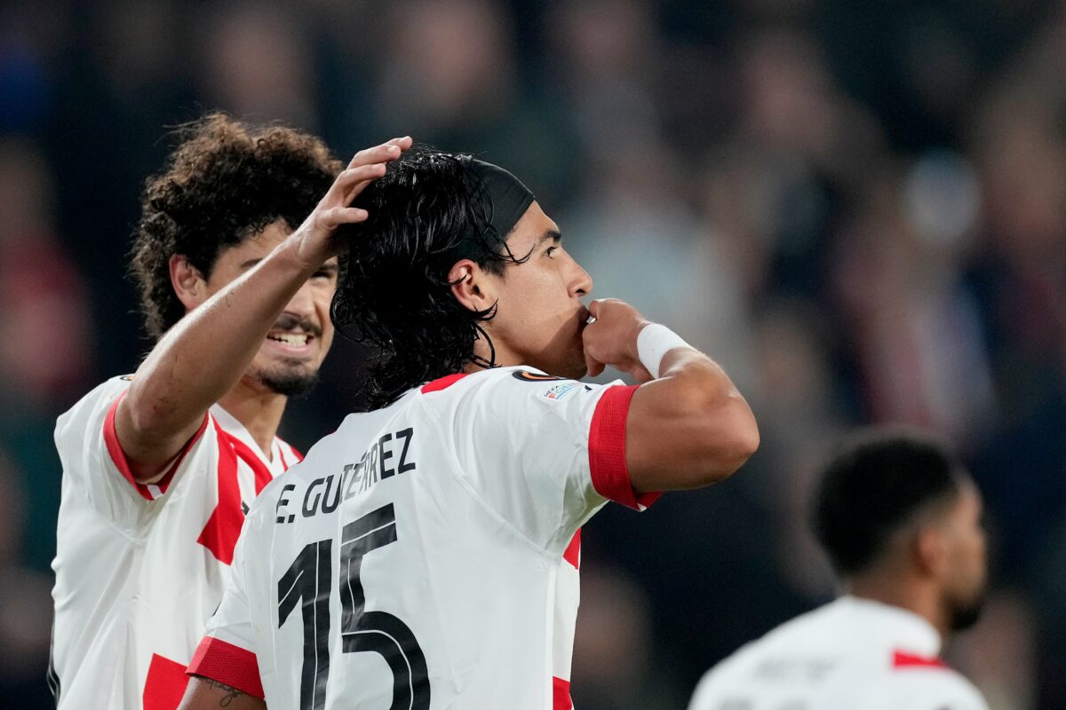 VIDEO: Erick Gutiérrez anota en Europa League con el PSV