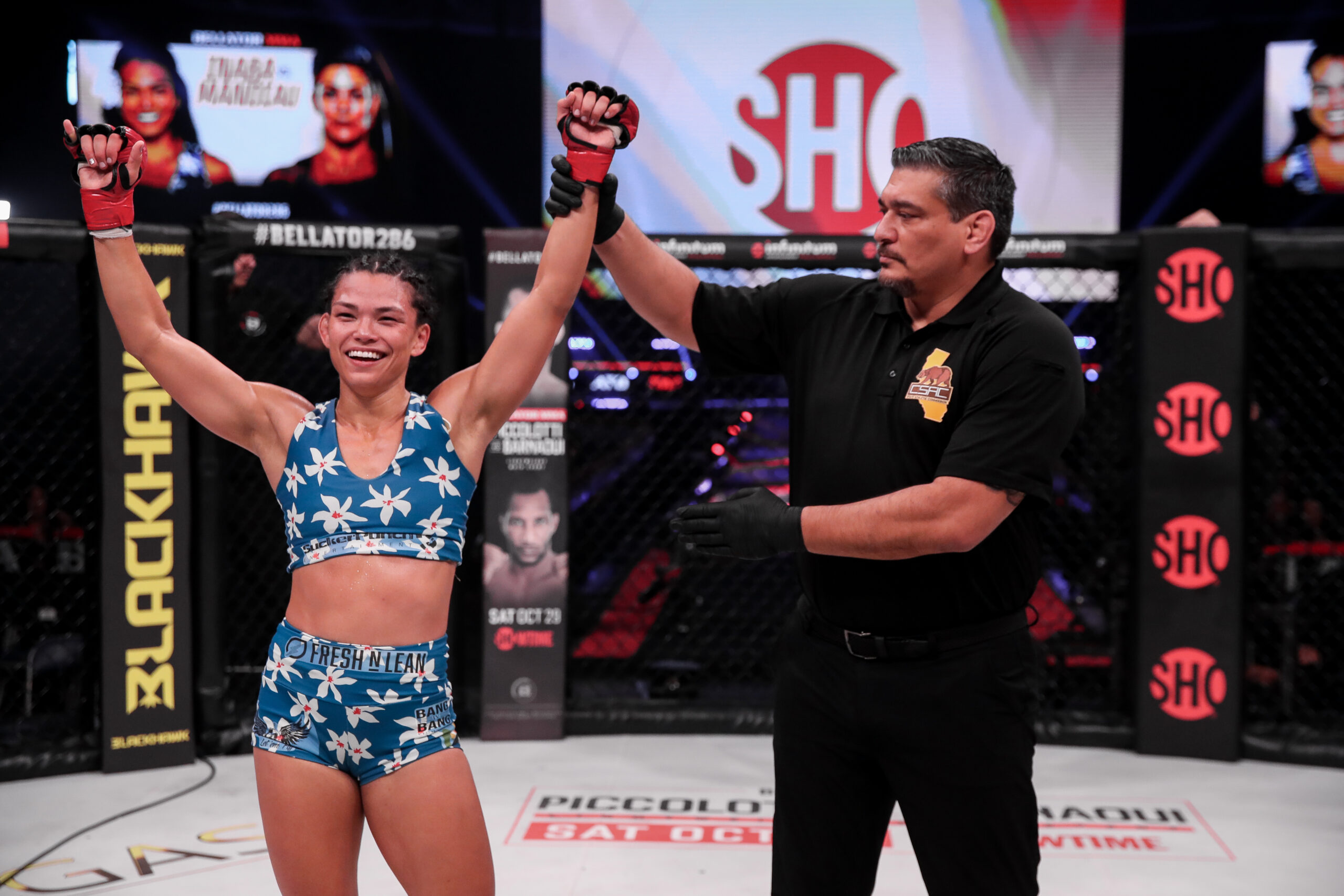 Bellator 286 results: Sumiko Inaba pushed by Nadine Mandiau, grinds out unanimous decision win