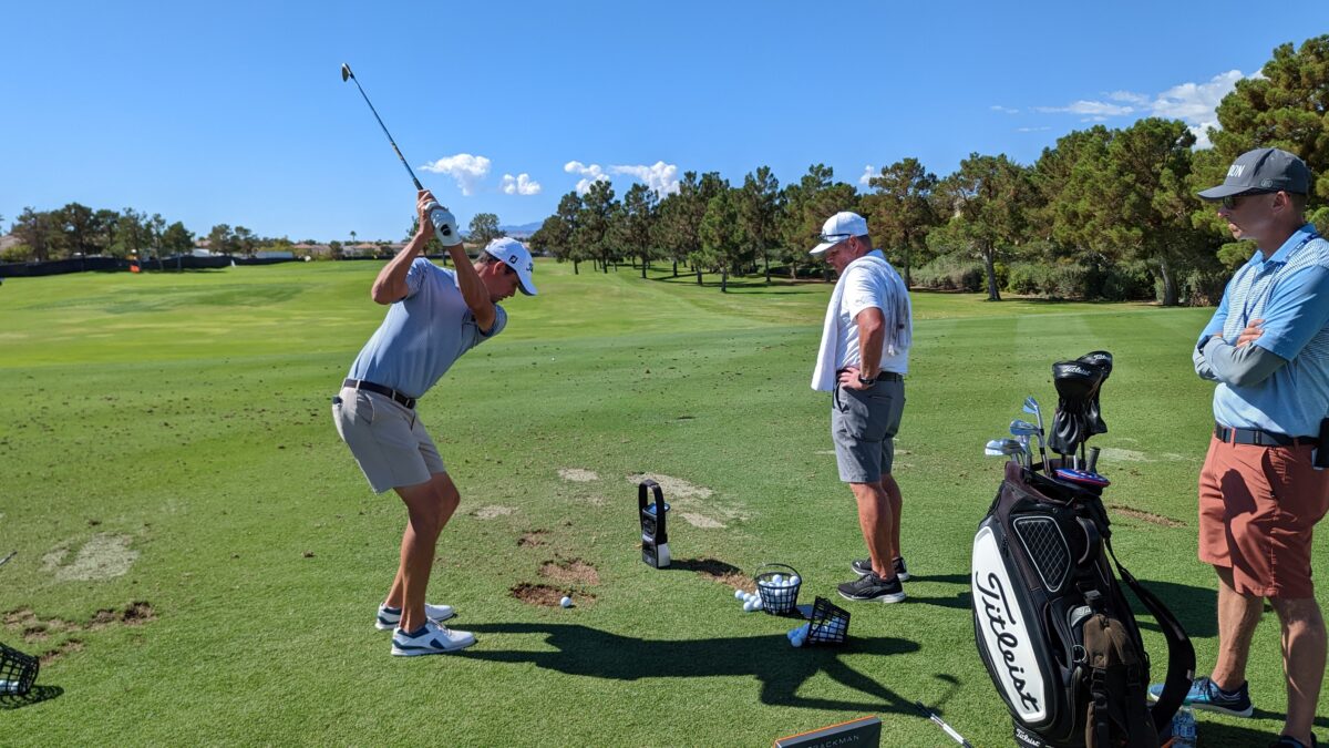 Caddie, businessman, inventor: Catching up with Bryson DeChambeau’s old looper Tim Tucker, who’s working this week in Las Vegas for Chesson Hadley
