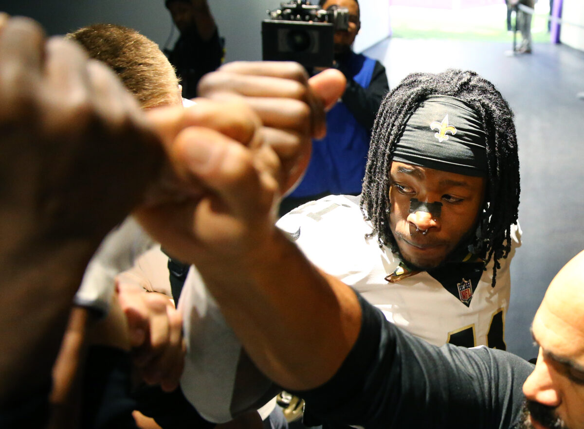 Alvin Kamara delivered passionate postgame speech after Saints’ loss to Cardinals