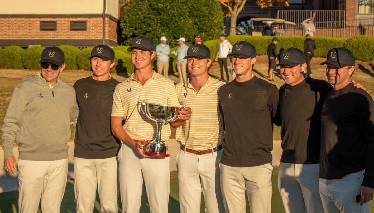 Vanderbilt men’s golf outlasts Arizona State in East Lake Cup final