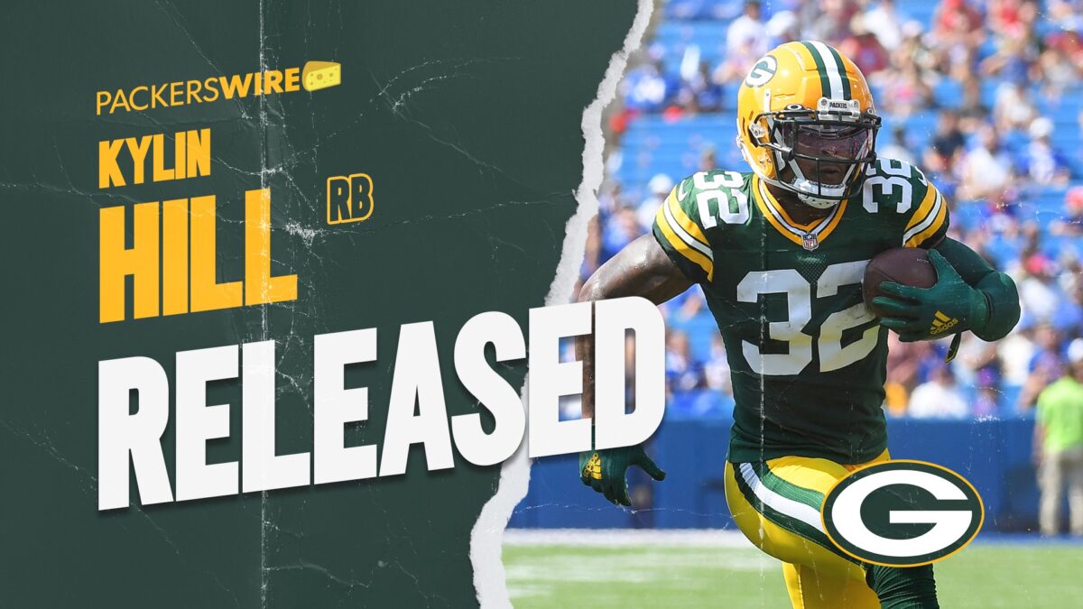Packers release running back Kylin Hill