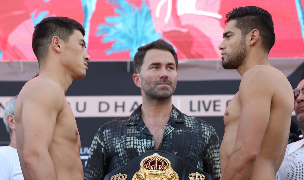 Video: Dmitry Bivol, Gilberto Ramirez make weight for fight in UAE