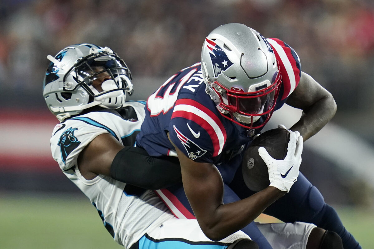 Patriots release veteran WR Lil’Jordan Humphrey from practice squad, host LB for workout