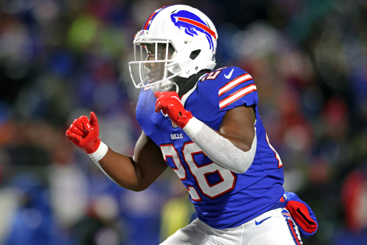 Bills’ Devin Singletary breaks ankles en route to first rushing TD (video)