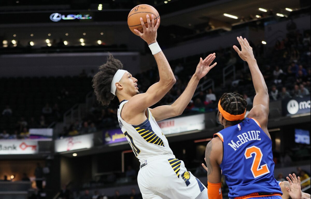 Pacers’ Kendall Brown registers first double-double in G League