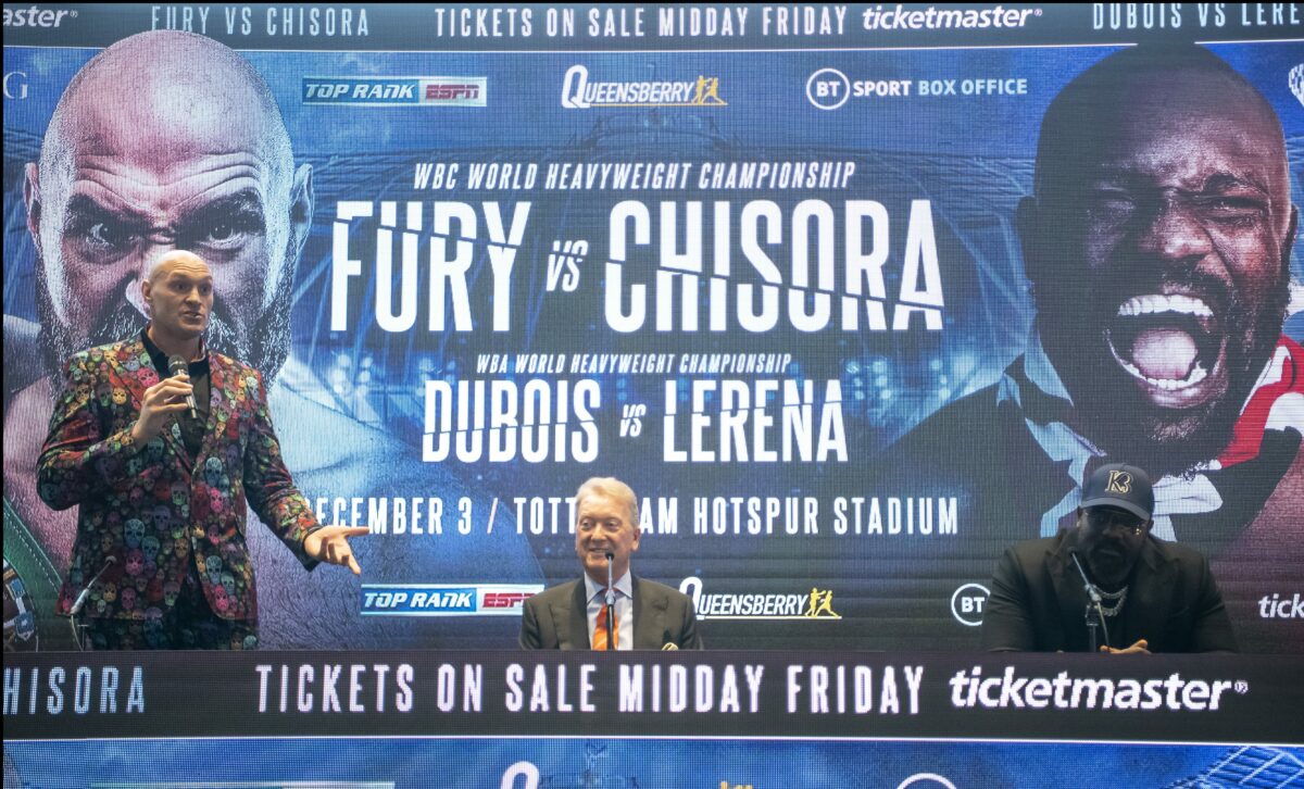 Fight Week: Tyson Fury-Derek Chisora III, Juan Francisco Estrada-Roman Gonzalez III