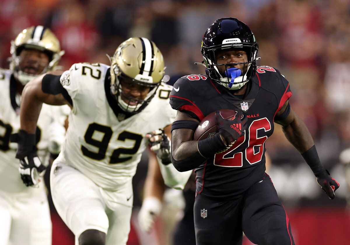 Saints made unsuccessful waiver wire bid for former Cardinals RB Eno Benjamin