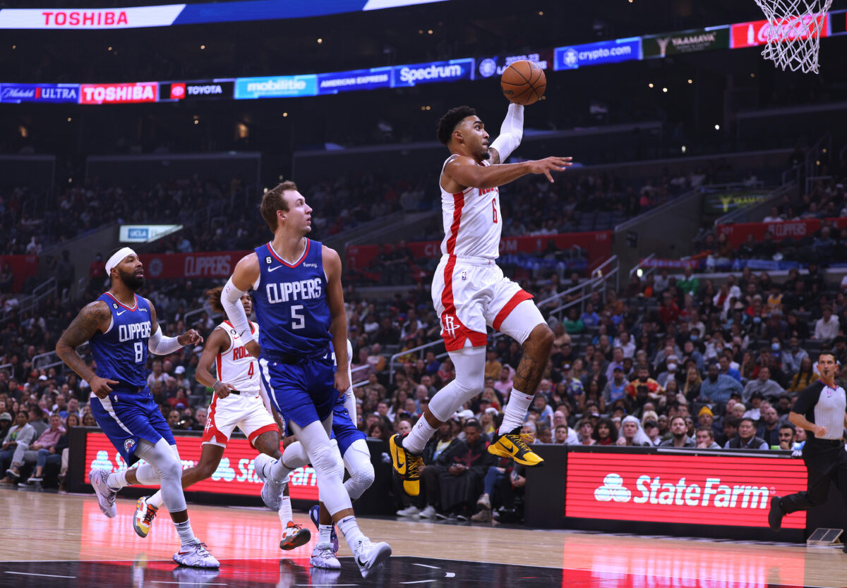 Takeaways: Paul George, Clippers steal game late from KJ Martin, Rockets