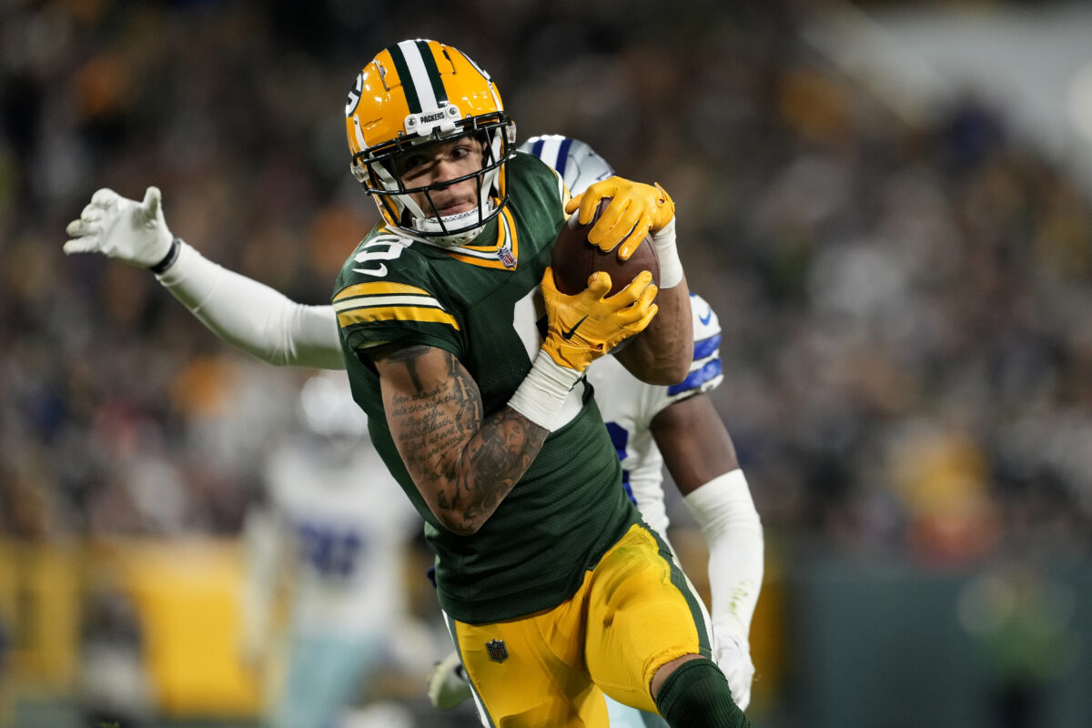 Have the Packers finally found their game-breaking WR in Christian Watson?