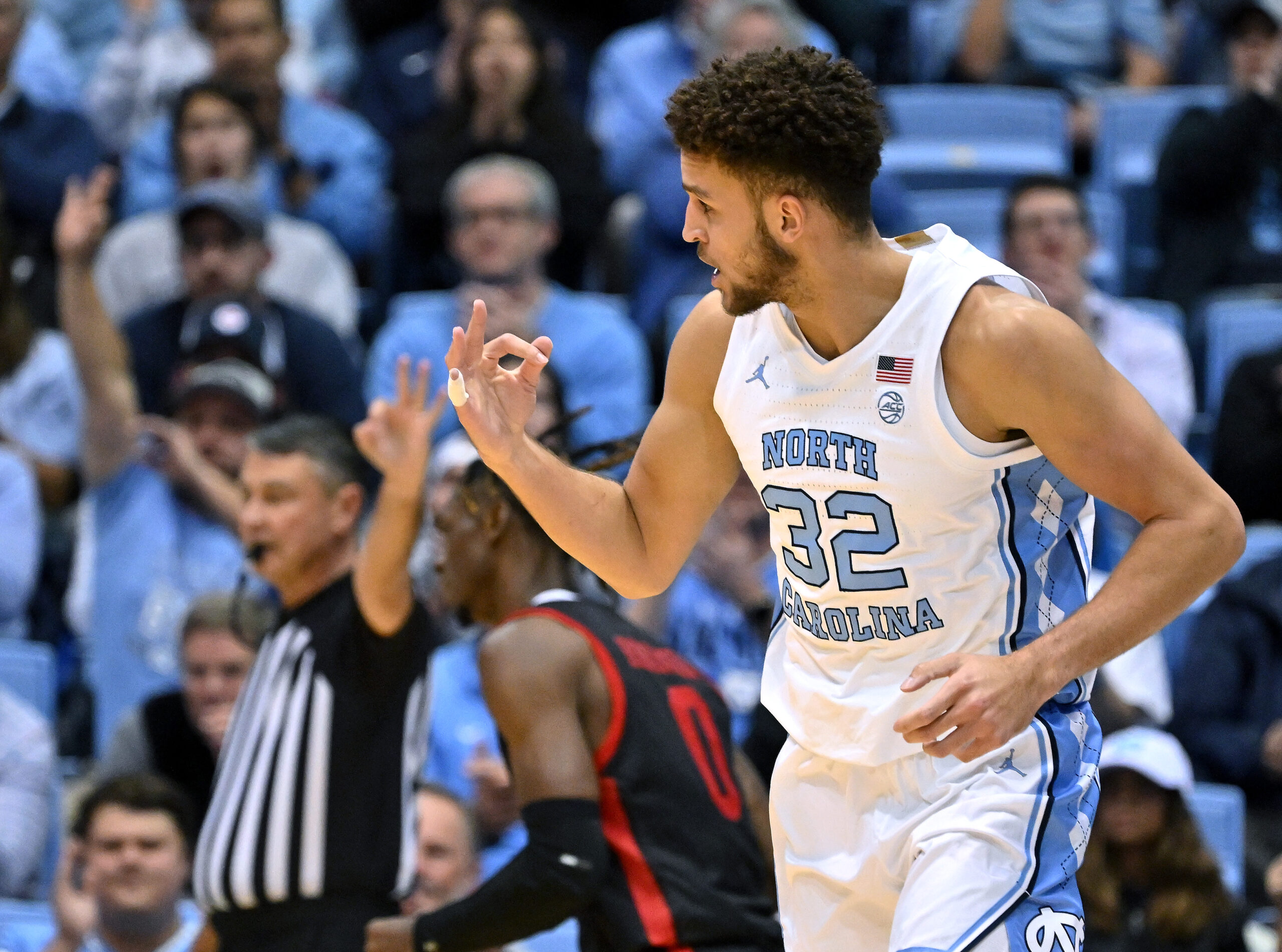 North Carolina survives against Gardner-Webb to stay perfect