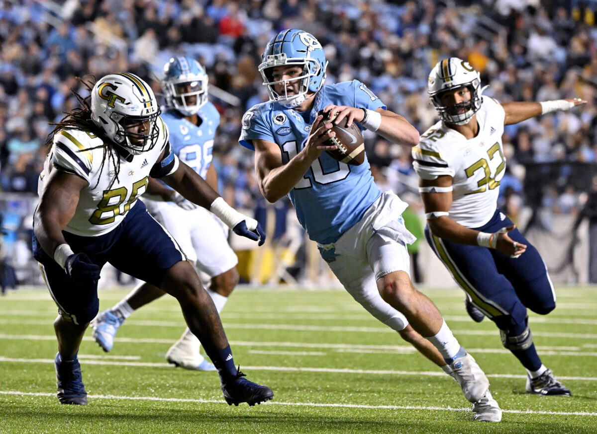 UNC offense has uncharacteristic night in loss to Georgia Tech