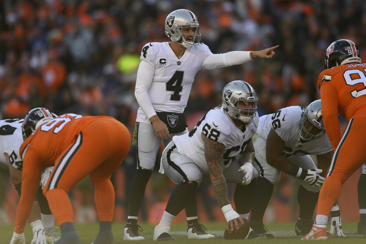 Raiders Week 11 snap counts vs Broncos: 9 offensive starters go wire-to-wire