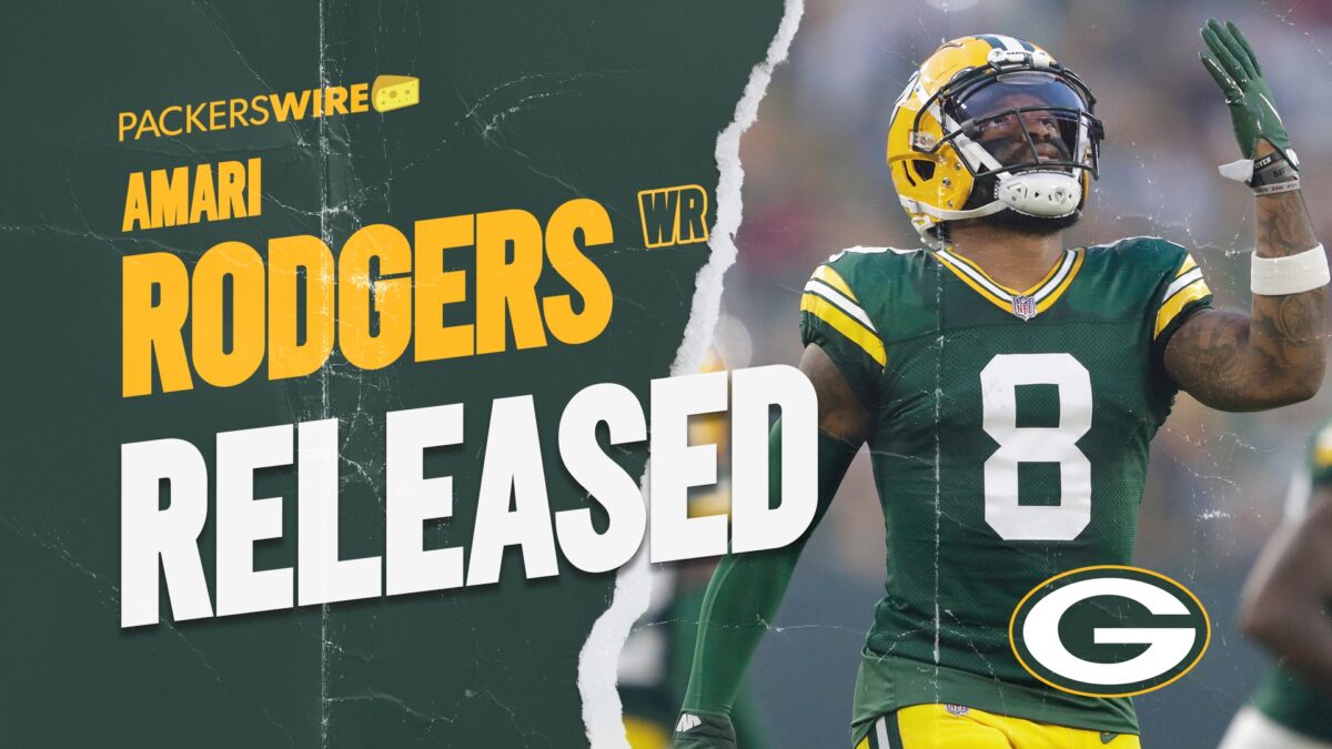 Packers release wide receiver Amari Rodgers