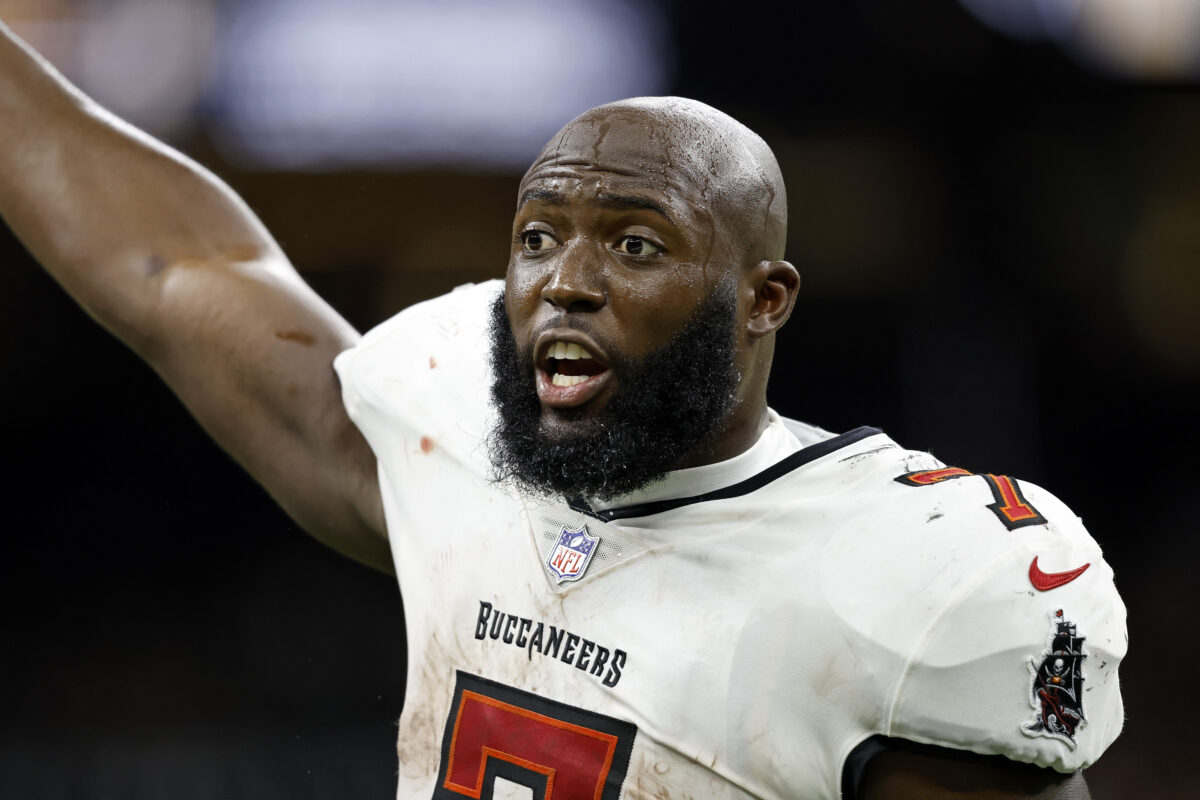 Bucs RB Leonard Fournette (hip) out for Sunday’s game vs. Browns