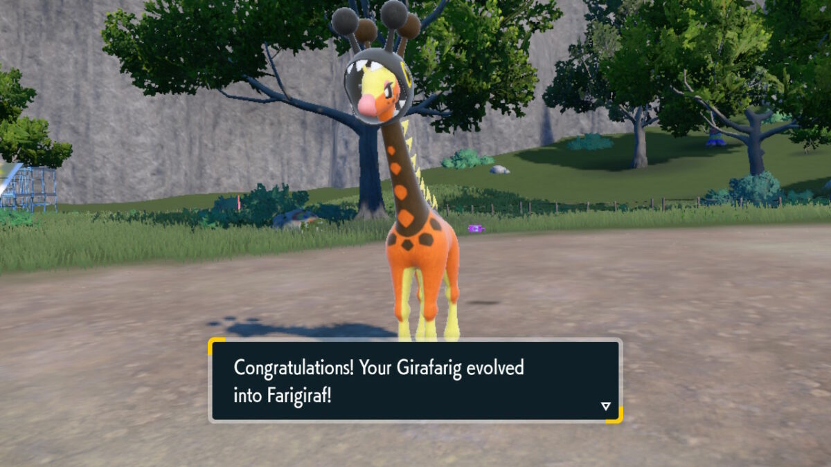 Pokémon Scarlet and Violet: How to evolve Girafarig into Farigiraf