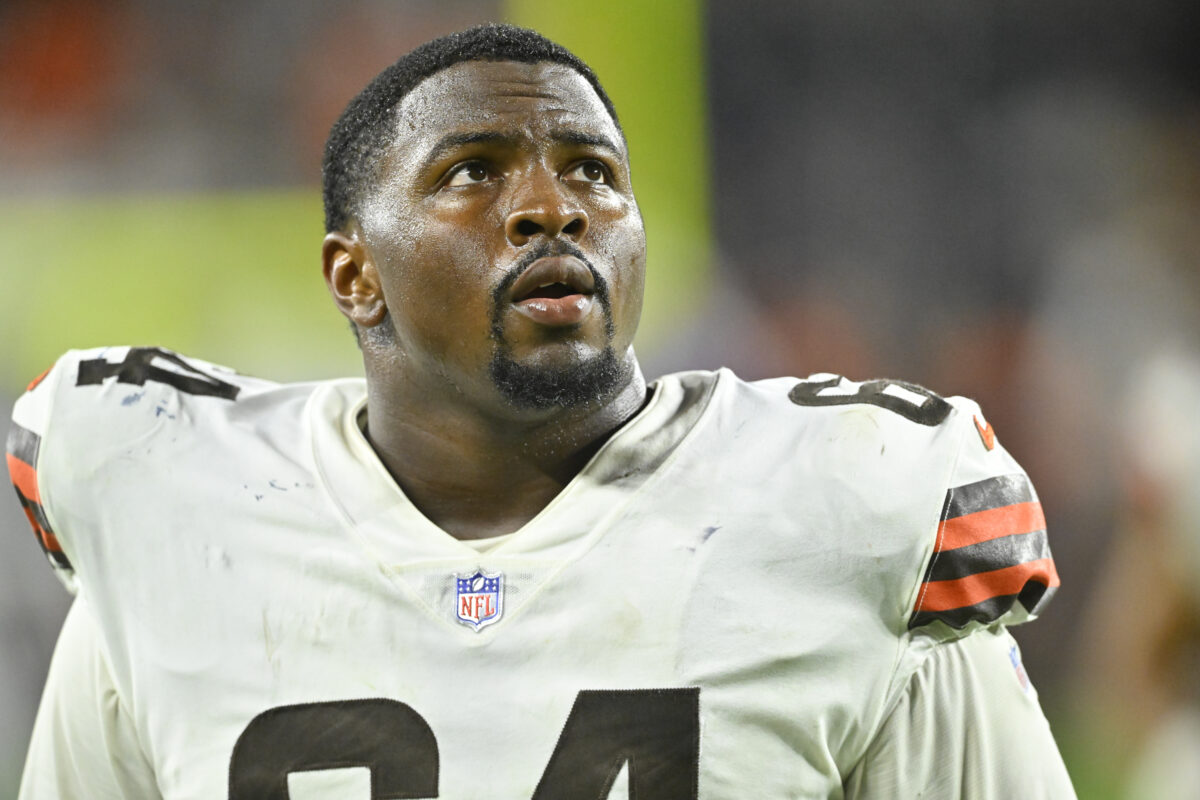 Browns bringing DT Roderick Perry back to practice squad after release