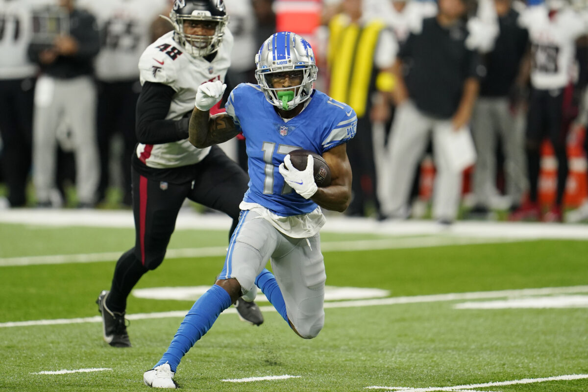 The Lions are bringing back WR Trinity Benson