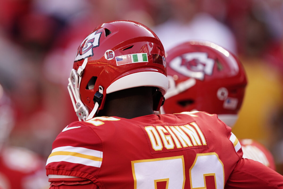 Former Chiefs DL Kehinde Oginni selected for 2023 International Player Pathway Program