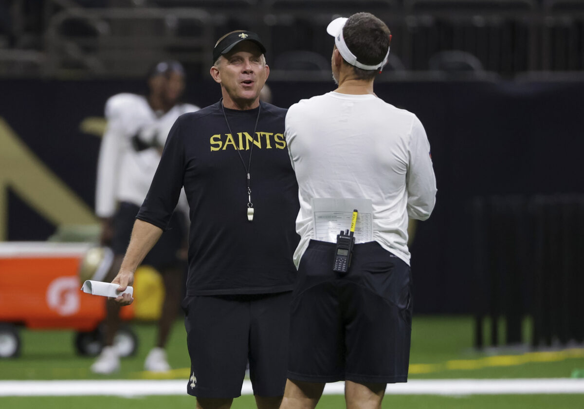 Peter Schrager says Sean Payton gave the Saints a pep talk before Raiders blowout