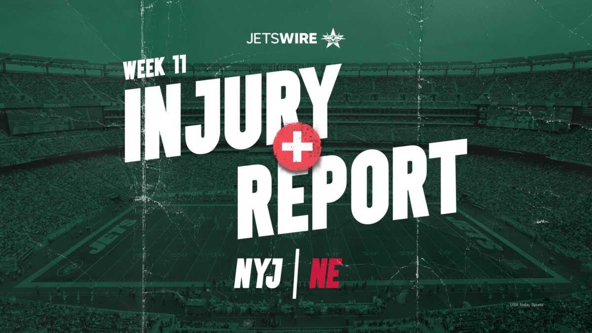 Jets’ Week 11 Wednesday injury report: Corey Davis remains question mark