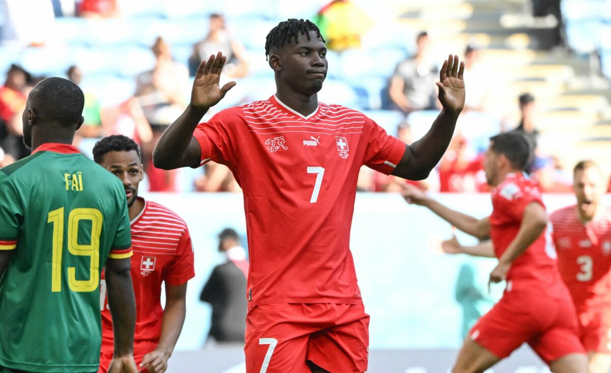 Switzerland’s Breel Embolo refuses to celebrate goal vs. Cameroon, his birth nation