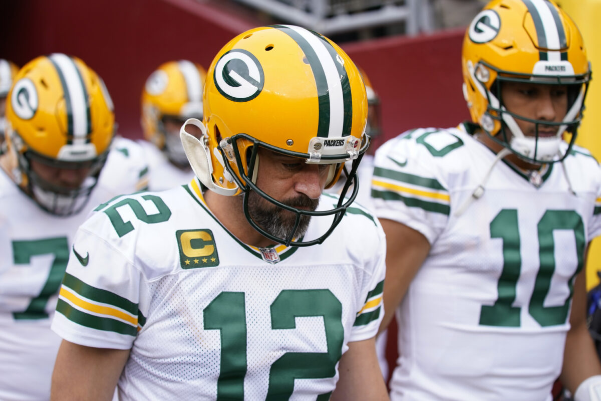 NFL fans roasted Aaron Rodgers’ salty reaction to the Packers’ inactive NFL trade deadline