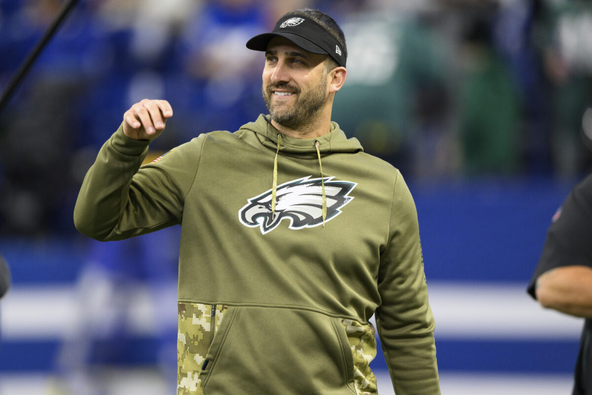 Nick Sirianni emphatically told fans ‘That [expletive] was for Frank Reich’ after the Eagles beat the Colts
