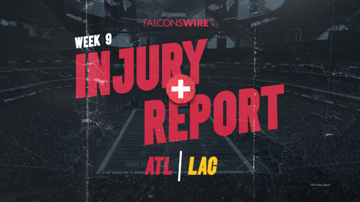 Falcons vs. Chargers: Final injury reports for Week 9 matchup