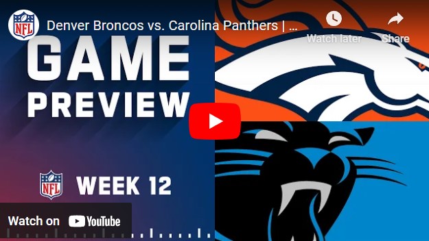 WATCH: NFL.com previews Broncos-Panthers game