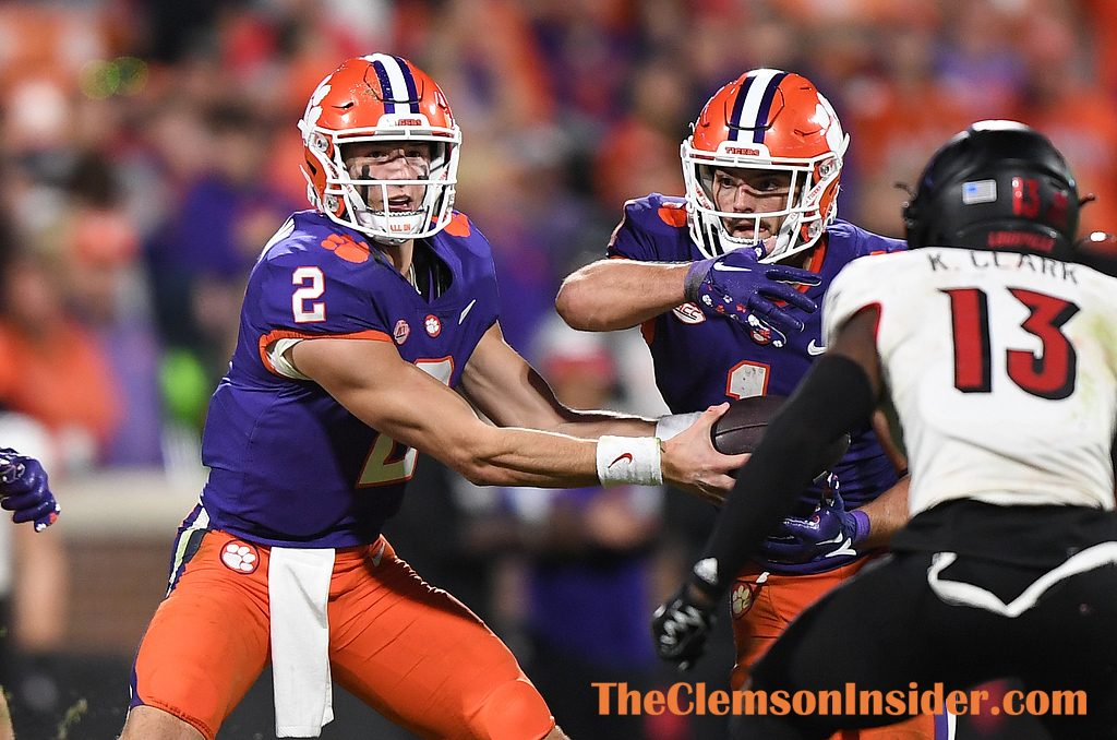 Swinney:  ‘it was good’ to get Klubnik some experience