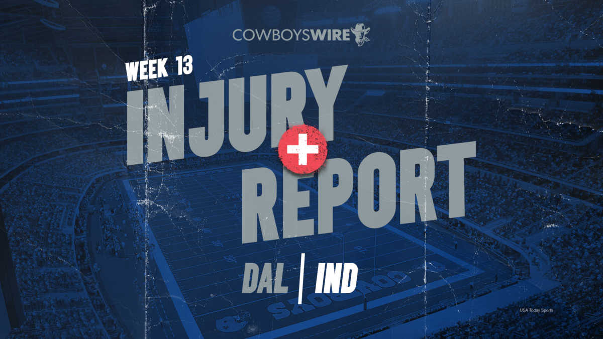 Week 13 injury report: Cowboys still sick, Elliott healed ahead of Colts game
