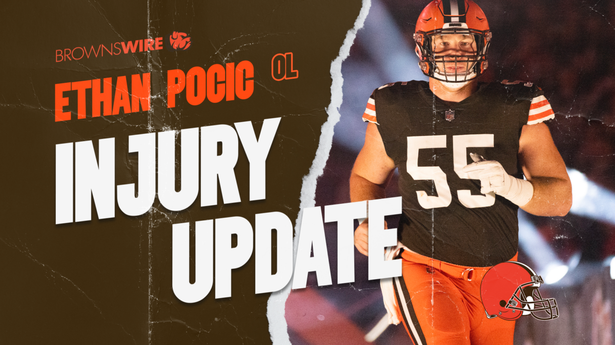 Browns Injury Update: Ethan Pocic out ‘weeks’ as Hjalte Froholdt to remain starter at center