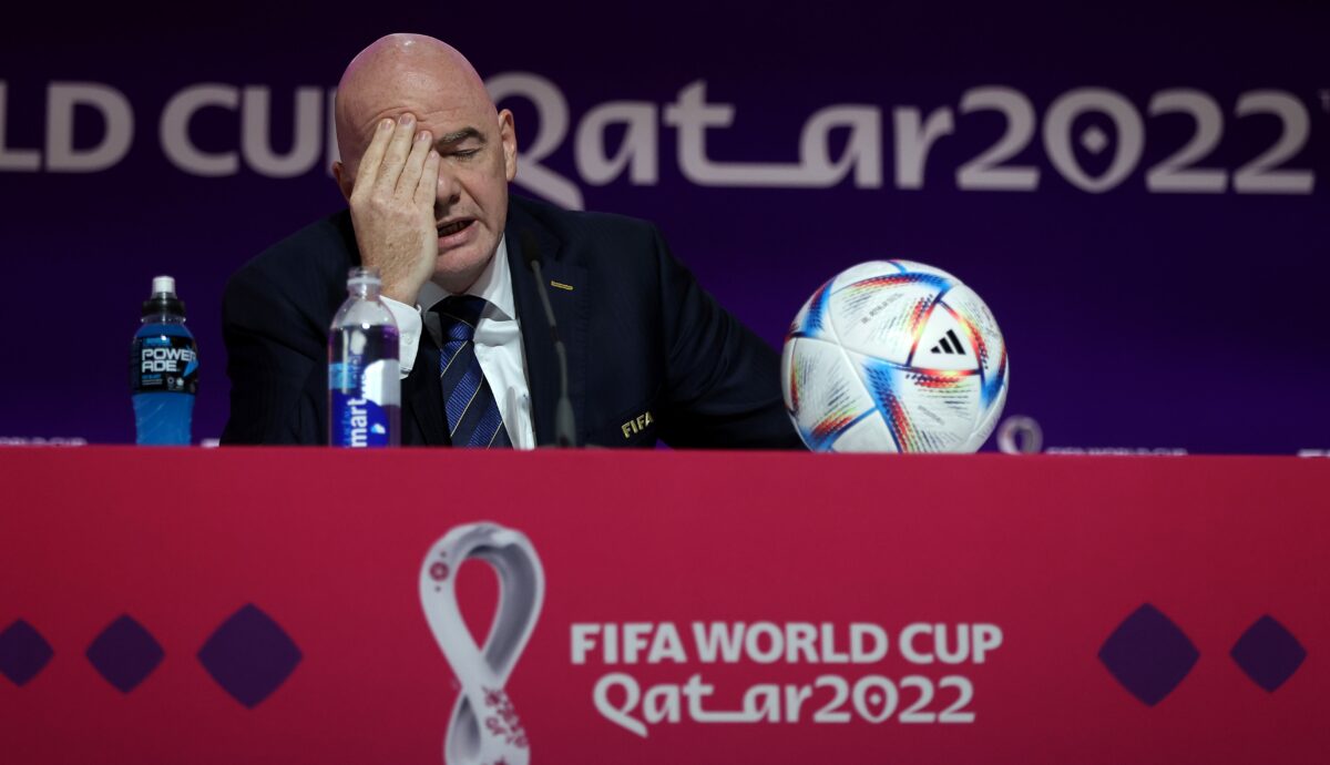 Gianni Infantino rips ‘racist’ critics in unhinged World Cup kickoff press conference